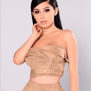 Fashion nova sienna Moto top